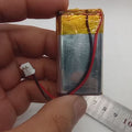 2000mAh 3.7V Lithium-ion battery - product video, preview showing rectangular battery with wires and a white connector