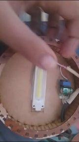 Decoration Lights Lamp LED Light For Decoration Pieces - product video, preview showing an led strip and circuit board inside a wooden frame
