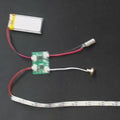 Light Painting Night Light Charging Touch Infinite Dimming PCBA Circuit Board Crafts Lighting Control Board Accessories - product video, preview showing a small circuit board connected to a battery, LED strip, and touch sensor