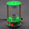 TJ-56-551 Unassemboled DIY Ultrasonic Levitation Kit Floating Standing Wave Control DIY Soldering Project Electronic Kit Acoustic Suspension 12V - product video, preview showing ultrasonic levitation kit with two stacked circuit boards and glowing red leds