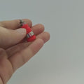 Black Color 1 Piece 4mm Banana Socket Plastic Nickel Plated Banana Plugs Sockets Panel Mount Socket Banana Jack - product video, preview showing red plastic banana socket with a metal nut and washer