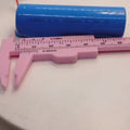 3.7V 1800mAh 18650 Lithium-ion Battery Pack With BMS Protection – Buy - product video, preview showing blue cylindrical battery with a red and white connector cable and calipers