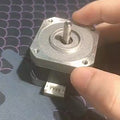 Used 4 Wire NEMA 17 5mm Shaft Bipolar Stepper Motors - product video, preview showing a four-pin connector and a silver metal shaft