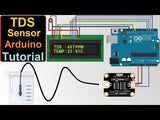 Gravity Analog Tds Sensor Meter For Arduino By Dfrobot - product video, preview showing an arduino board connected to a tds sensor and an lcd display