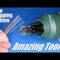 Df-8 Enameled Wire Stripping Machine, Varnished Wire Stripper, Enameled Copper-digilog.pk - product video, preview showing a handheld electric tool with three metal blades and copper wires