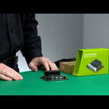 Buy Nvidia Jetson Nano 4GB Developer Kit B01 - product video, preview showing a small circuit board with a black heatsink next to its green packaging