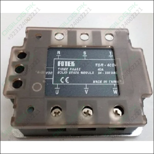 Fotek/tsr-40da Three-phase Solid State Relay 40a Dc Control