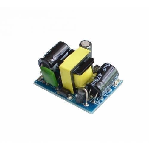 Professional PCB Mount 12V 400mA 4W AC-DC Step Down Isolated Switching Power Supply Module - shown as a blue circuit board with a yellow transformer.