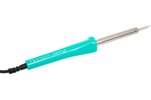 Proskit SI-124B-60 Soldering Iron 60W 230V High Quality Soldering Iron - tool with a teal handle and a metallic heating element, shown against a plain white background.