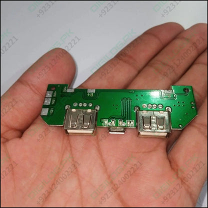 Pull Out 5v 2a Diy Power Bank Module With Emergency Light