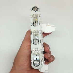 Pull-out High Quality 18650 3.7V 2600mAh Molicel Cell Battery - shown as a white plastic battery holder containing multiple cylindrical cells with metal tabs.