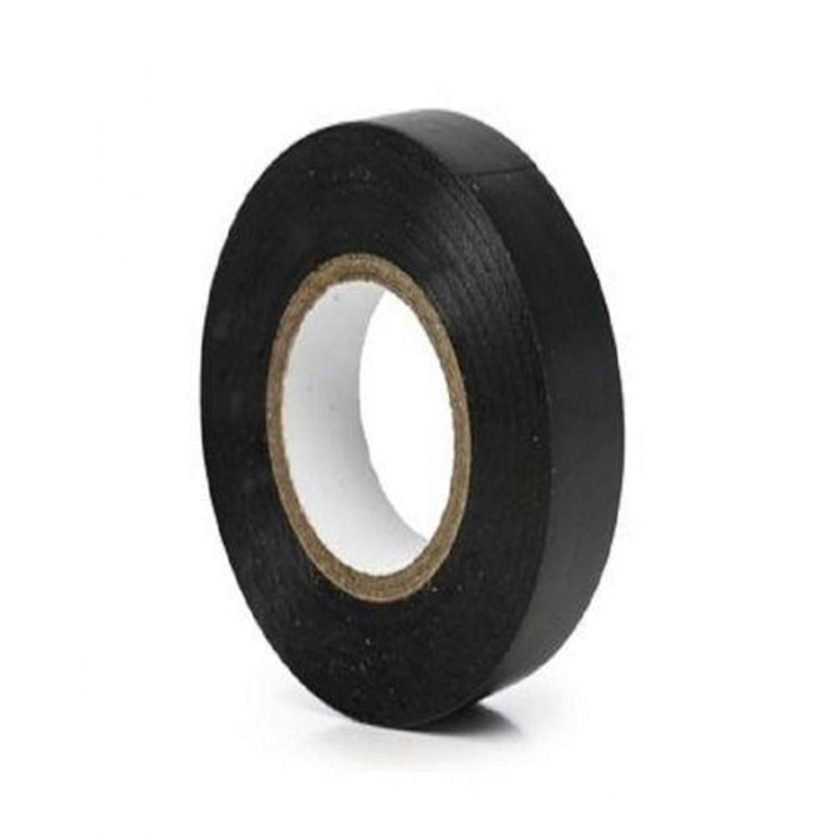 PVC Electrical Insulation Tape - shown as a single roll of black adhesive tape with a cardboard core against a white background.