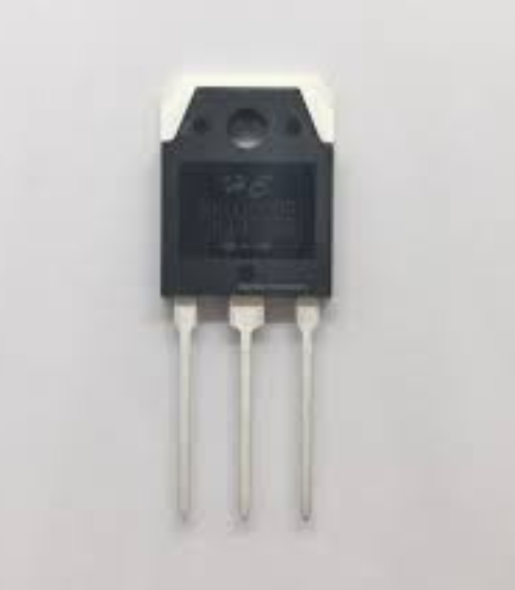 R60U02DB Diode Rectifier for Efficient Power Applications and Inverters - a black, rectangular electronic component in a TO-247 package with three metal pins extending from the bottom.