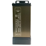 Rainproof Power Supply 12V 200W Outdoor SMPS For LED Landscape Lighting - a rectangular, metallic-bronze outdoor SMPS unit with a black top mounting bracket and a black bottom terminal cover.