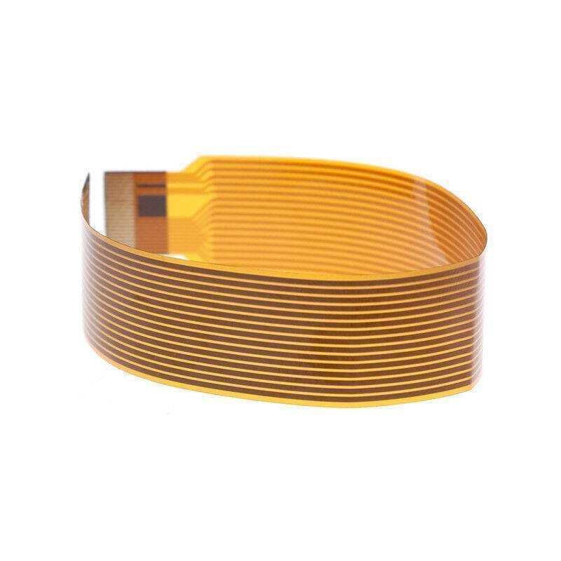 Raspberry Pi Zero Camera Cable 160mm 16cm Camera Ribbon Ffc Cable Connection Wire - a flexible, amber-colored flat ribbon cable with a connector at one end.