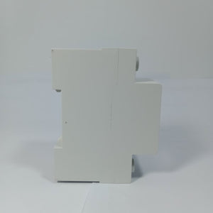 Reclose Programmable 63A WiFi Breaker Switch Smart Home Circuit Breaker 2 Pole - shown from the side in a plain white plastic housing.