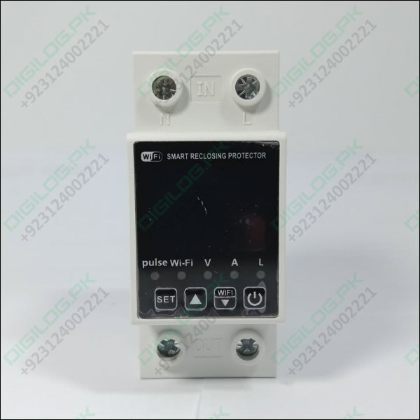 Reclose Programmable 63A WiFi Breaker Switch Smart Home Circuit Breaker 2 Pole in Pakistan - smart reclosing protector