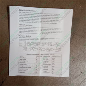 Reclose Programmable 63A WiFi Breaker Switch Smart Home Circuit Breaker 2 Pole in Pakistan - smart reclosing protector