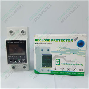 Reclose Programmable 63A WiFi Breaker Switch Smart Home Circuit Breaker 2 Pole in Pakistan - smart reclosing protector