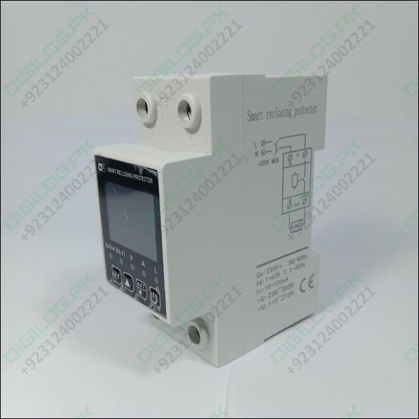 Reclose Programmable 63A WiFi Breaker Switch Smart Home Circuit Breaker 2 Pole in Pakistan - smart reclosing protector