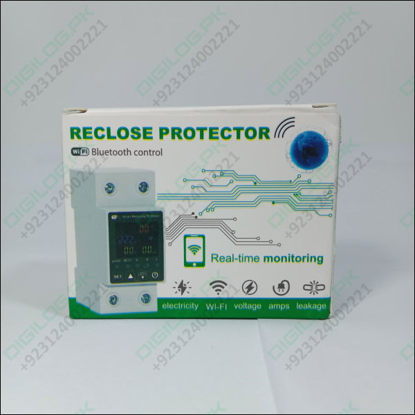 Reclose Programmable 63A WiFi Breaker Switch Smart Home Circuit Breaker 2 Pole in Pakistan - smart reclosing protector