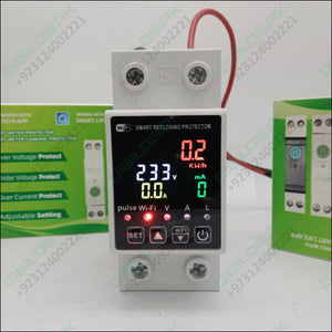 Reclose Programmable 63A WiFi Breaker Switch Smart Home Circuit Breaker 2 Pole in Pakistan - smart reclosing protector