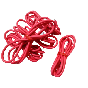 Red 1meter Solderable Wire Hard Wires For Wiring Jumper Wire Wiring Cable - shown as two separate coils of red insulated wire.