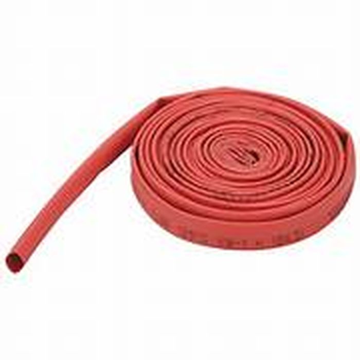 Red 6mm heat sleeves - shown as a coiled length of red, cylindrical heat-shrink tubing.