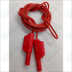 Red Banana Clip Wires 2 Meter