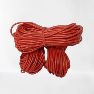 Red Solderable Wire Flexible Wires For Wiring Jumper Wire Wiring Cable - shown as a coiled bundle of red insulated electrical wire.