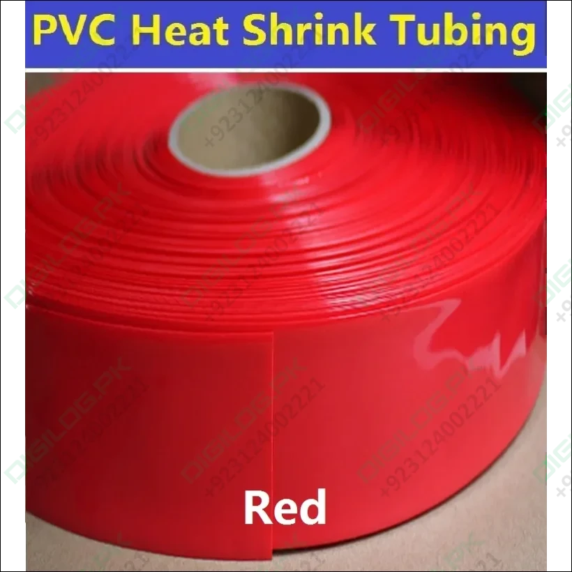 1 meter 34mm Pvc Heat Shrinkable Tube 18650 Heat Shrink Wrapping