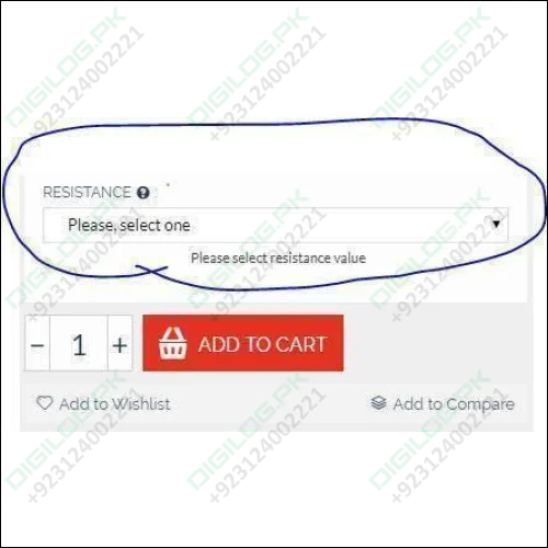 200PCS 1 Watt 5% Resistor In Pakistan