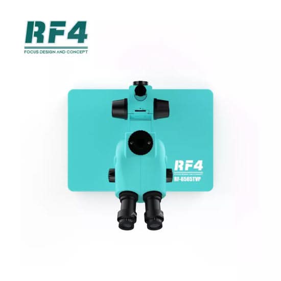 RF4 RF 6565TVP TRINOCULAR STEREO MICROSCOPE WITH BIG BASE 6.5X~65X ZOOM 3D CONTINUOUS ZOOM