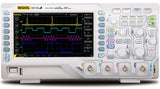 Rigol DS1104Z 100 MHz 4-channel digital oscilloscope front panel showing four waveforms