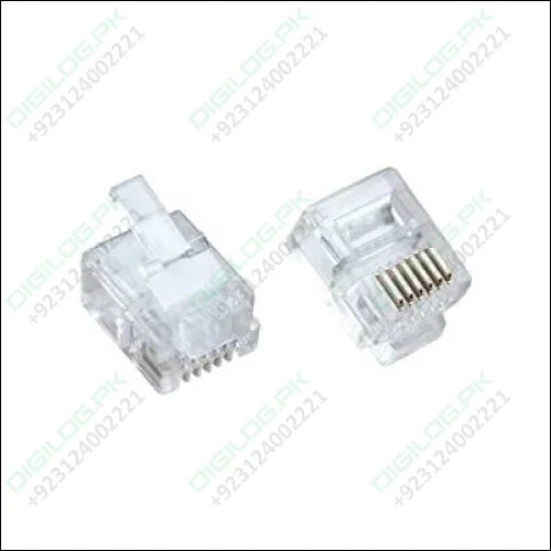 RJ12 6 pin Crimp Connector