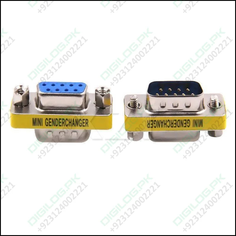 Rs232 Db9 Male To Female Changer Converter 9 Pin