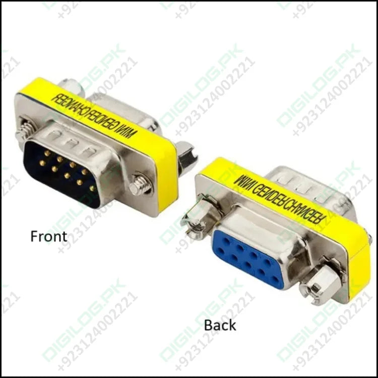 Rs232 Db9 Male To Female Changer Converter 9 Pin