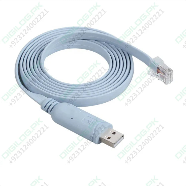 RS232 FTDI Chip USB To RJ45 Console Cable 1.8M