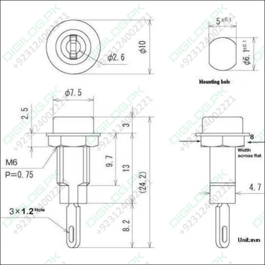 Tj - 1 - r 2mm Female Banana Connector