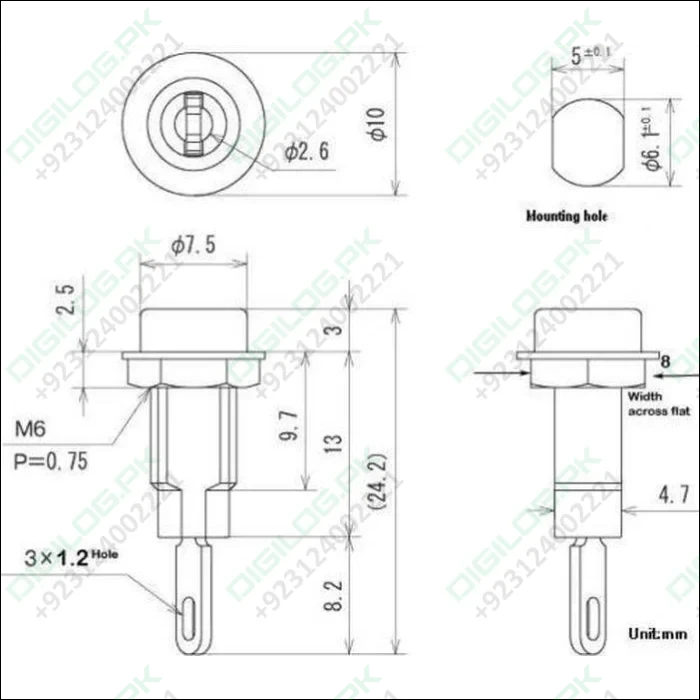 Tj - 1 - r 2mm Female Banana Connector