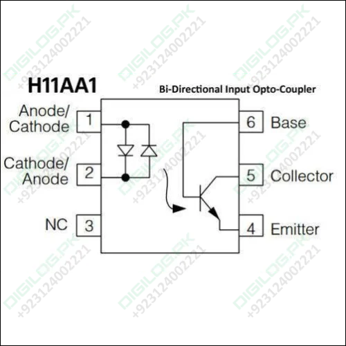 H11AA1 Optocoupler DIP 6 Pin IC