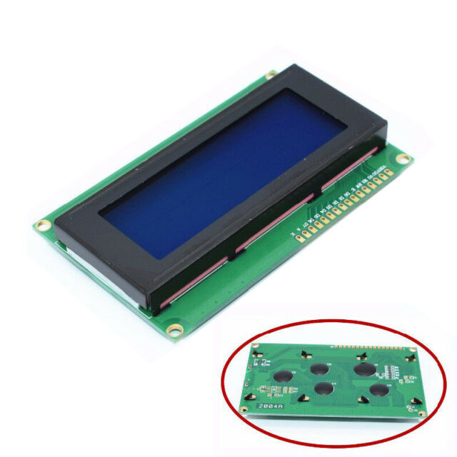 2004A 204 20x4 Character LCD Display Module HD44780 Controller Blue Blacklight