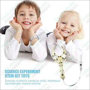 DIY hydraulic manipulator wooden STEM KIT Unassembled