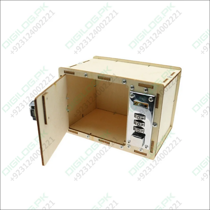 UnAssembled 3D Kids Wooden Lockbox Kit DIY Wooden