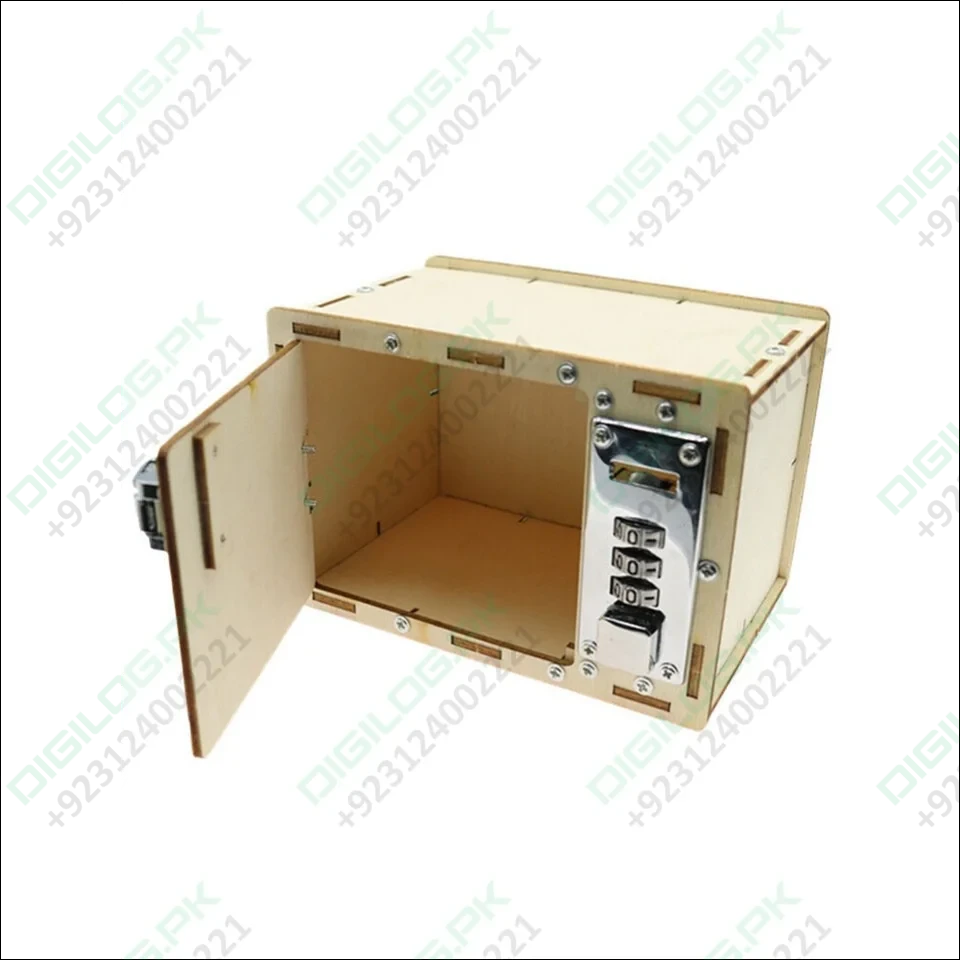 UnAssembled 3D Kids Wooden Lockbox Kit DIY Wooden