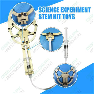 DIY hydraulic manipulator wooden STEM KIT Unassembled