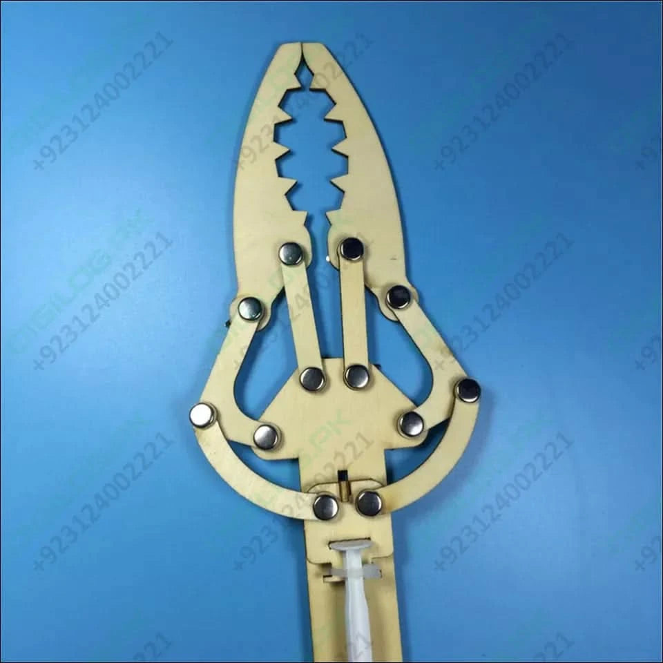 DIY hydraulic manipulator wooden STEM KIT Unassembled
