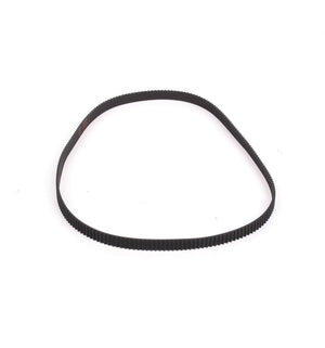 S2M 138mm timing belt - a black, circular toothed rubber belt shown in a top-down view against a plain white background.