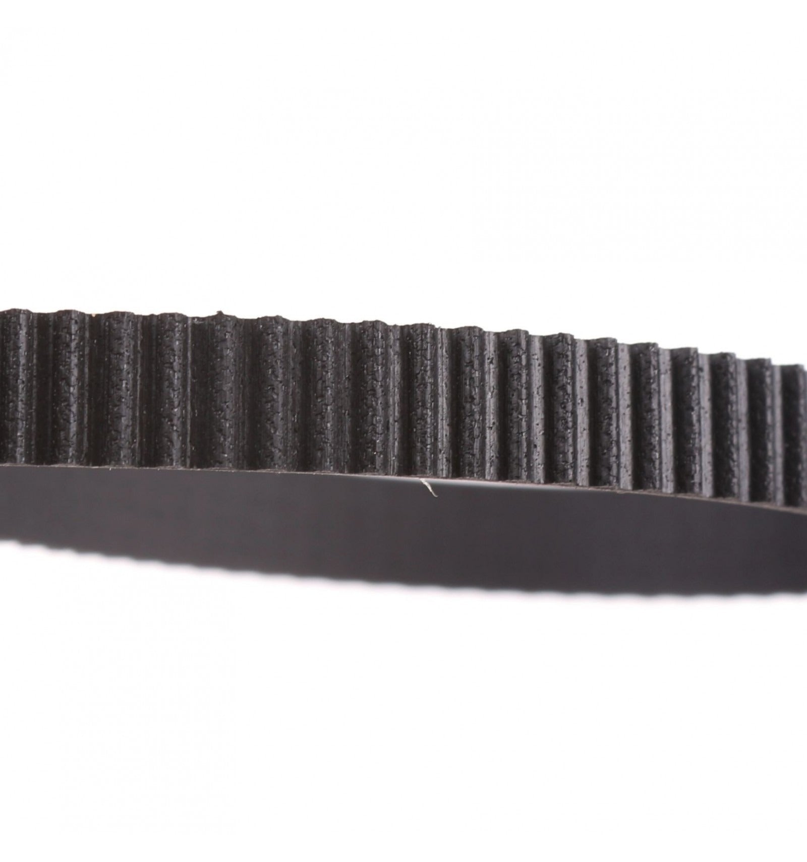 S2M 276 timing belt - a close-up view showing the black, circular rubber belt with its textured, ribbed surface.