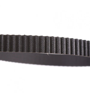 S2M 276 timing belt - a close-up view showing the black, circular rubber belt with its textured, ribbed surface.